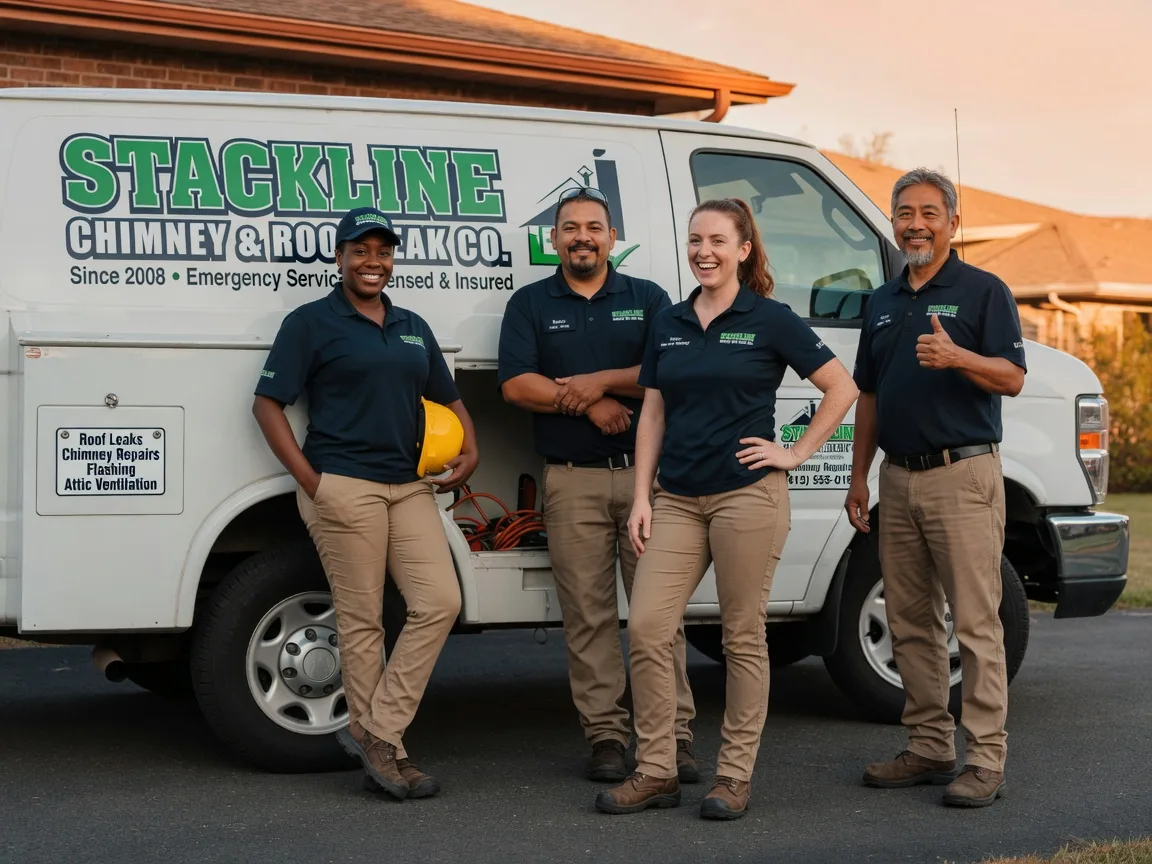 Chimney flashing repair company in Pelican Lake, WI